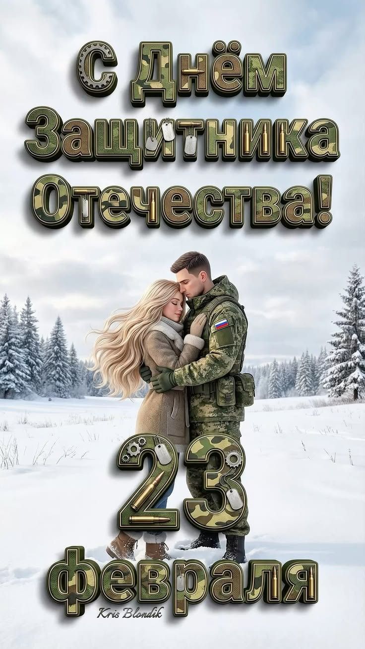 С Днём Защитника Отечества! 23 февраля