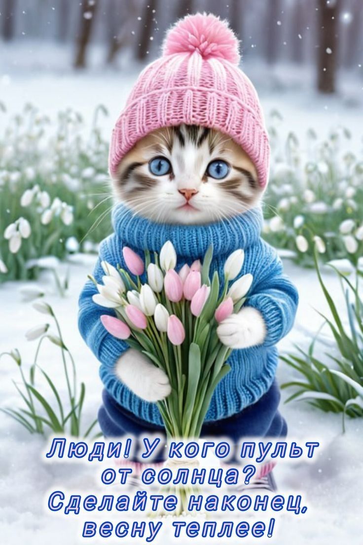 Люди! У кого пульт от солнца? Сделайте наконец, весну теплее!