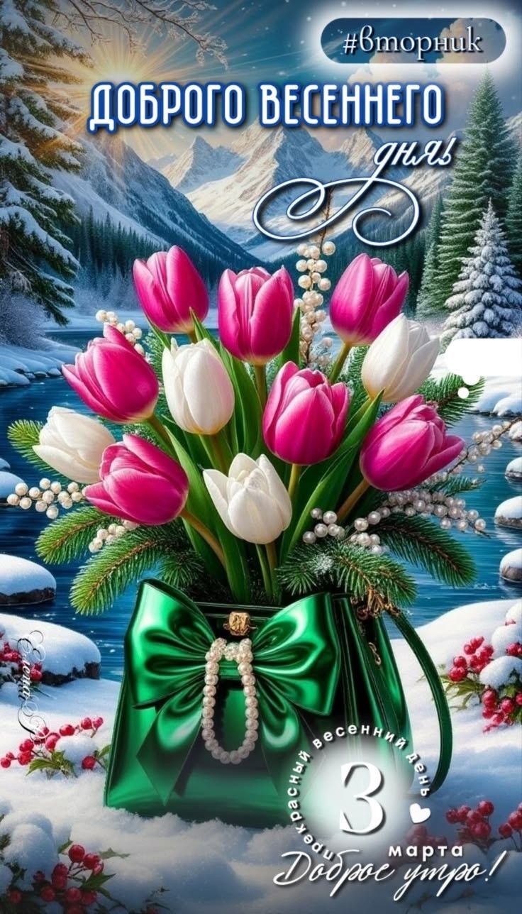 #вторник Доброго весеннего дня 3 марта Доброе утро!