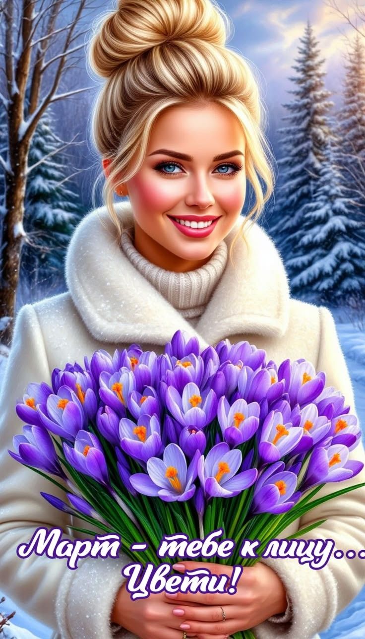 Март - тебе к лицу... Цветы!