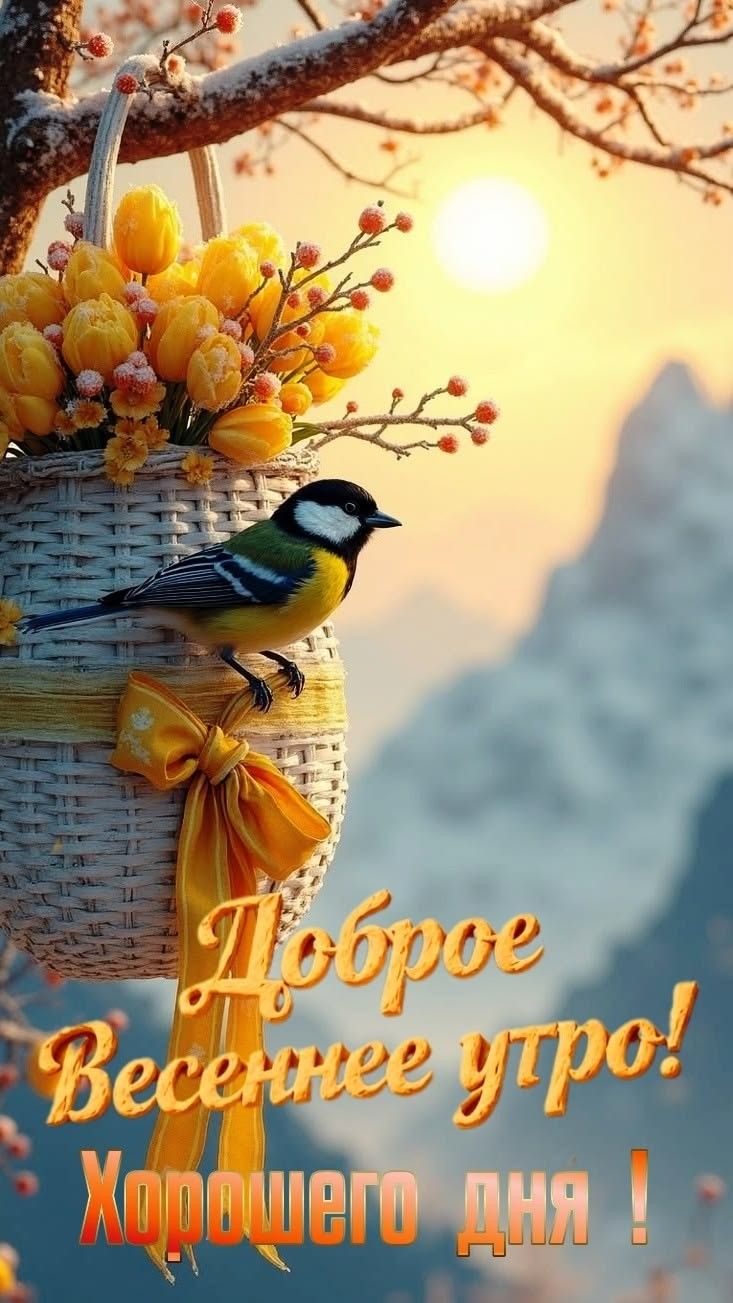 Доброе Весеннее утро! Хорошего дня !