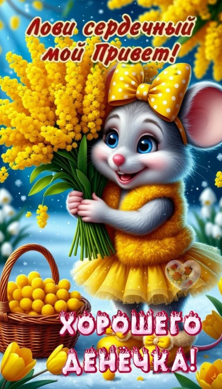 Лови сердечный привет! Хорошего денечка!