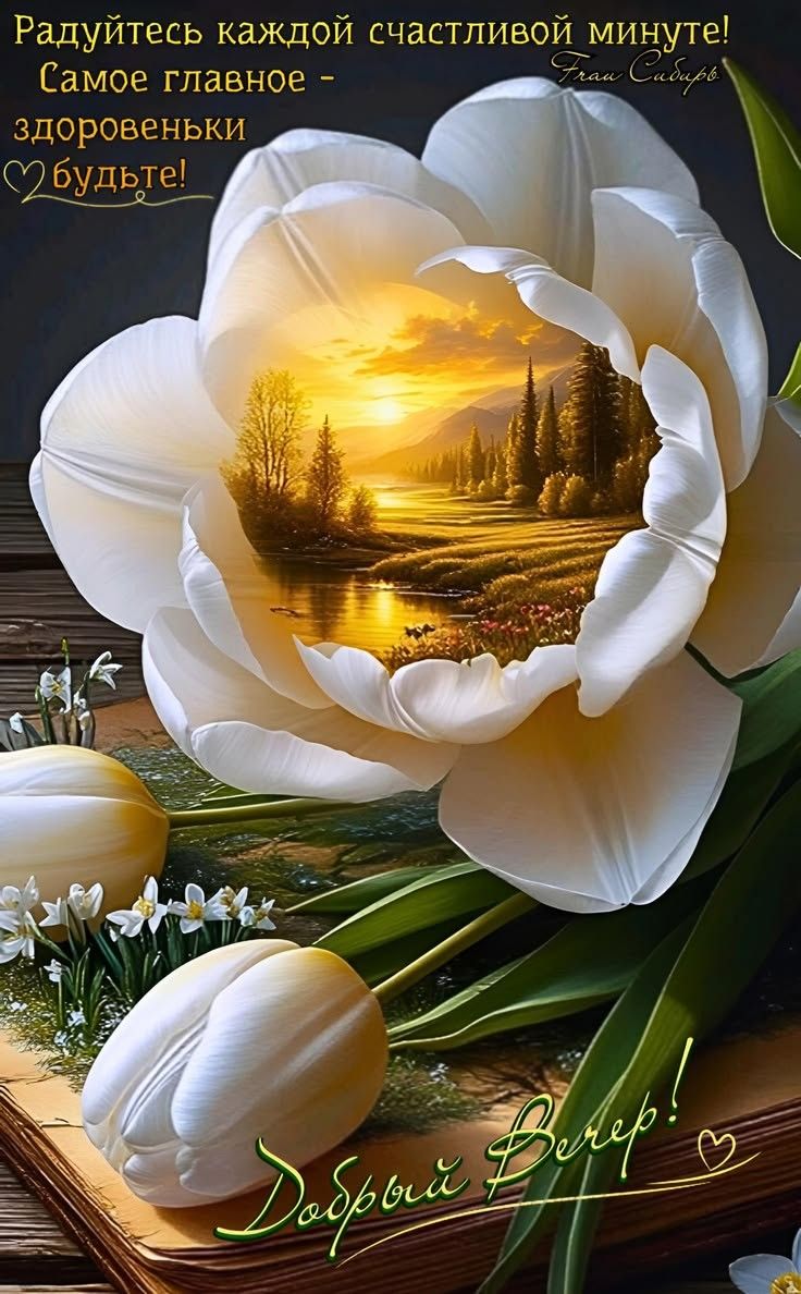 Радуйтесь каждой счастливой минуте! Самое главное - здоровеньки будьте! Frau Сибирь Добрый Вечер!