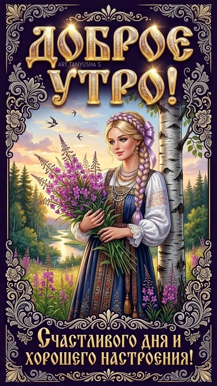 ДОБРОЕ УТРО! ART TANYUSHA S СЧАСТЛИВОГО ДНЯ И ХОРОШЕГО НАСТРОЕНИЯ!