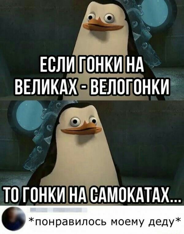 ЕСЛИГОНКИ НА ВЕЛИКАХ ВЕЛПГОНКИ ТО ГОНКИ Нд САМОКАТАХ понравилось моему деду