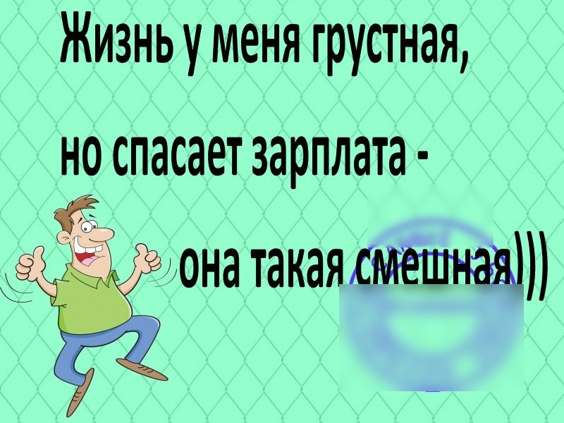 Жизнь у меня грустная но спасает зарплата __рлона такаяссаешнаят