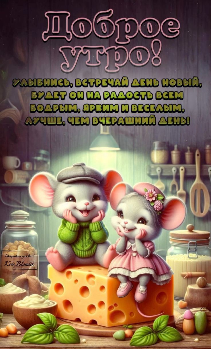 Доброе утро! Улыбнись, встречай день новый, будет он на радость всем бодрым, ярким и веселым, лучше, чем вчерашний день!