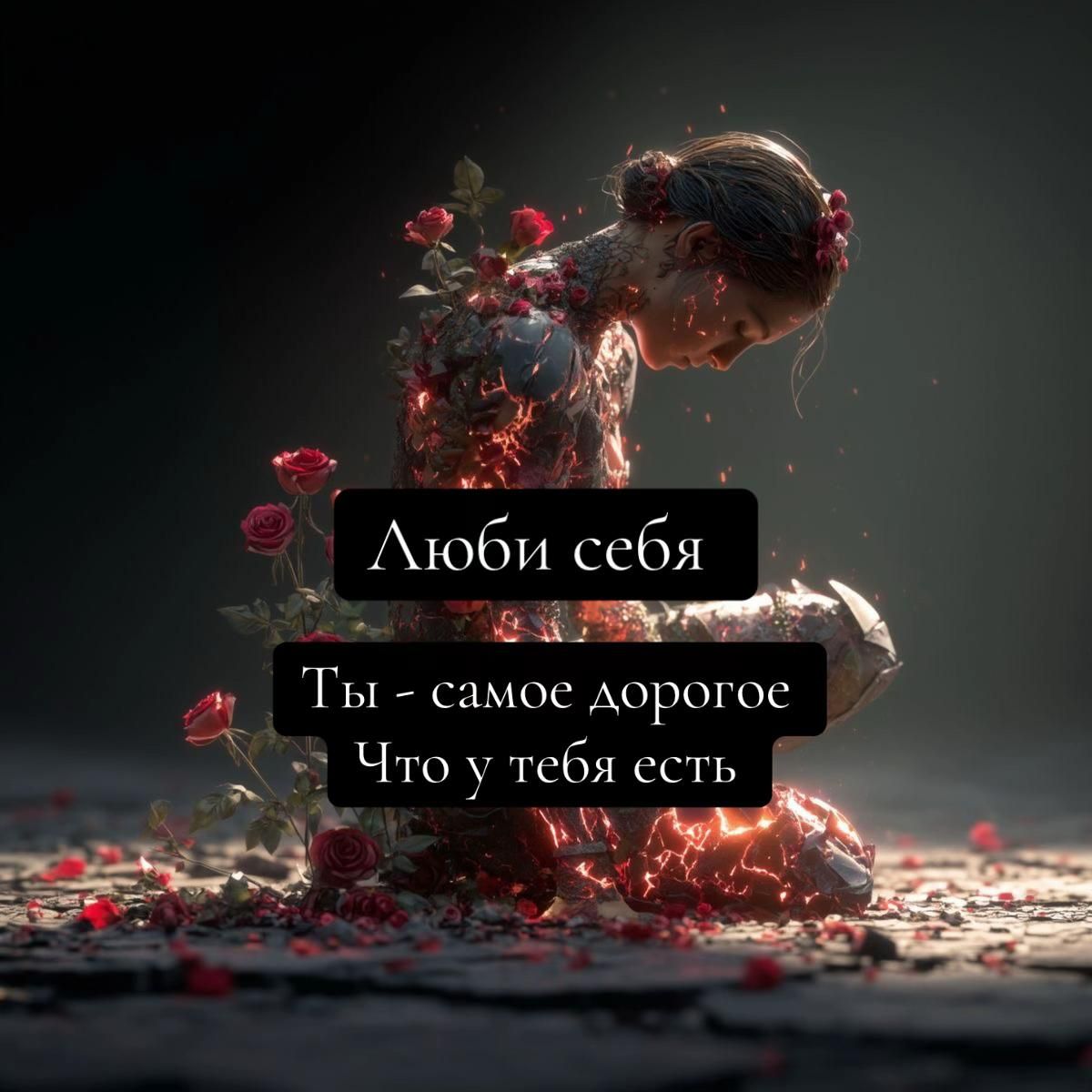 Люби себя
Ты - самое дорогое
Что у тебя есть