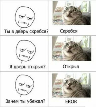 Ты в дверь скребсл Скребсл я дверь открыл Зачем ты убежал