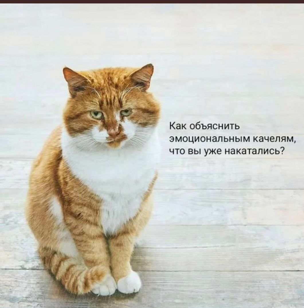 Как объяснить эмоциональным качелям что вы уже накатались