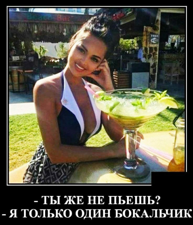 ТЫ ЖЕ НЕ ПЬЕШЬ Я ТОЛЬКО ОДИН БОКАЛЬЧИК