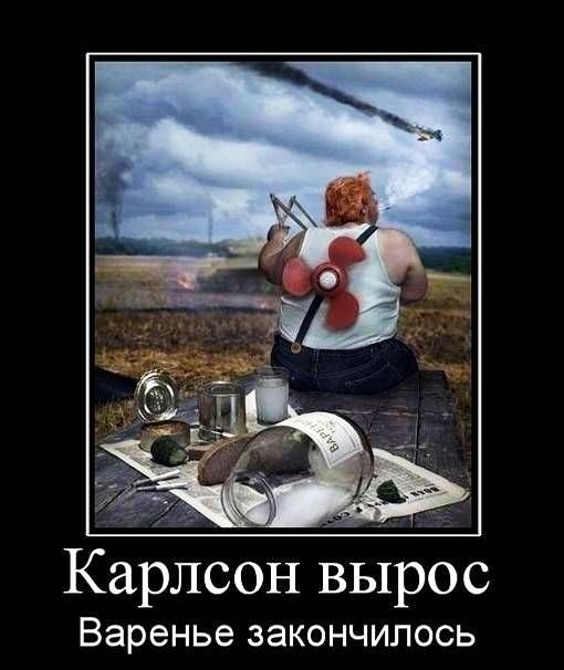 Карлсон вырос Варенье ЗЭКОНЧИЛОСЬ