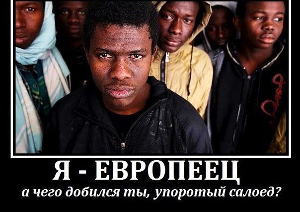 я ЕВРОПЕЕЦ чего добился ты упоротый сплоед