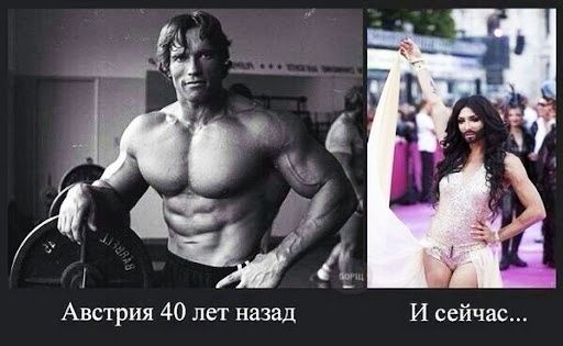 Австрия 40 лет назад И сейчас