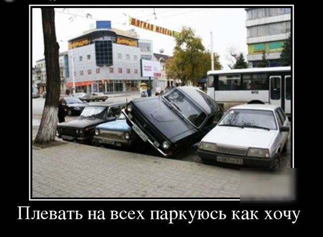 Плевать на всех паркуюсь как хочу