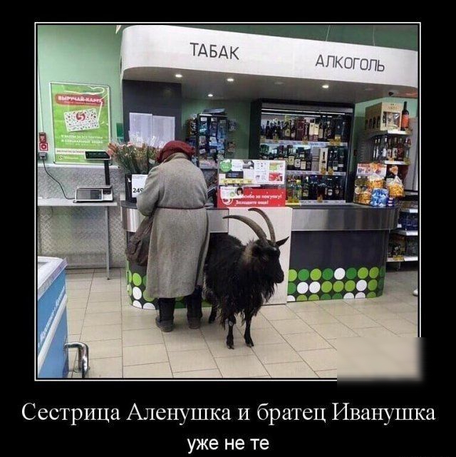 Сестрица Аленушка И братец Иванушка уже не те