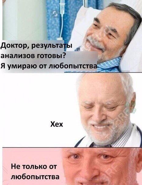 доктор реву анализов готовы Я умираю от любопытна Не только от любопытства
