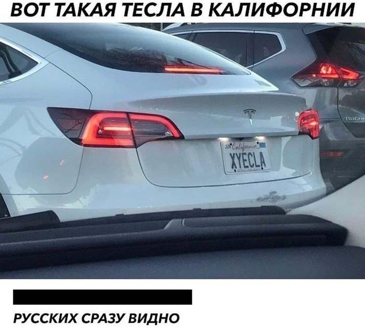 ВОТ ТАКАЯ ТЕСЛА В КАЛИФОРНИИ РУССКИХ СРАЗУ ВИДНО