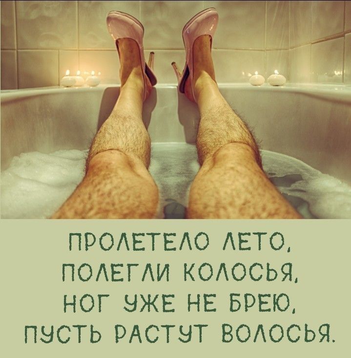 МЕРЫ аЯЕ а ПРОЛЕТЕЛО ЛЕТО ПОЛЕГЛИ КОЛОСЬЯ НОГ УЖЕ НЕ БРЕЮ ПУСТЬ РАСТУТ ВОЛОСЬЯ