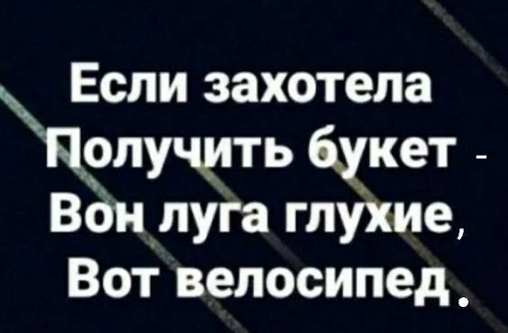 Если захотела щлучить букет Вон_луга глухие Вот велосипед