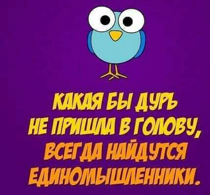 Ас какая бы дурь не пришла в головч, рсегда нийдутся единомышленники.