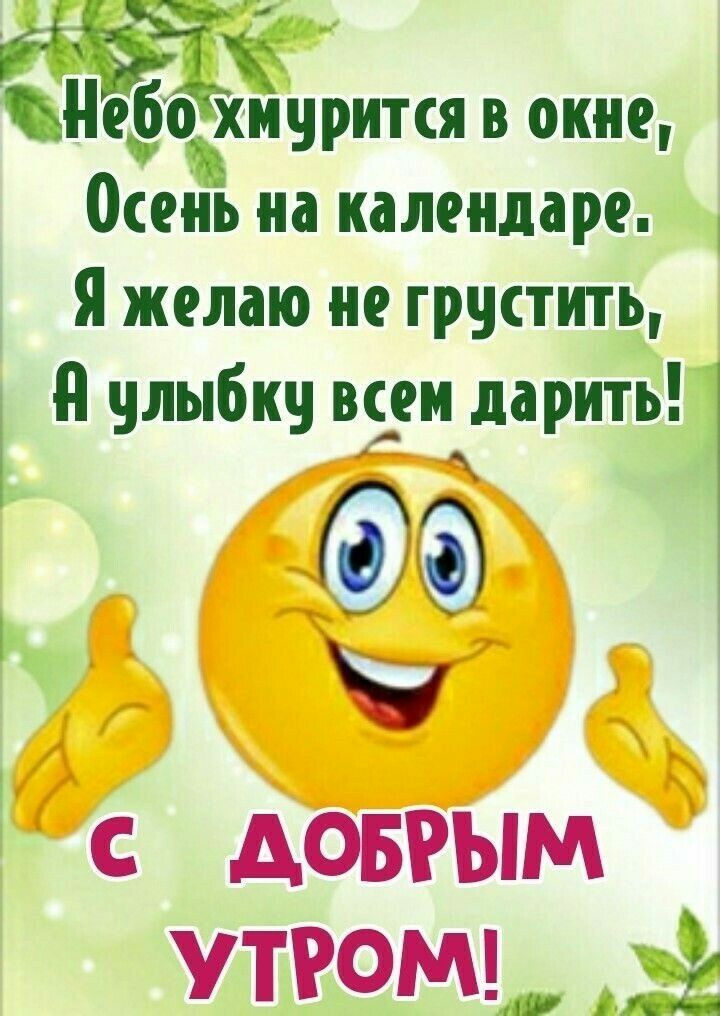 бохичрится в окне Осень на календаре Я желаю не грчстить П члыбкч всем дарить