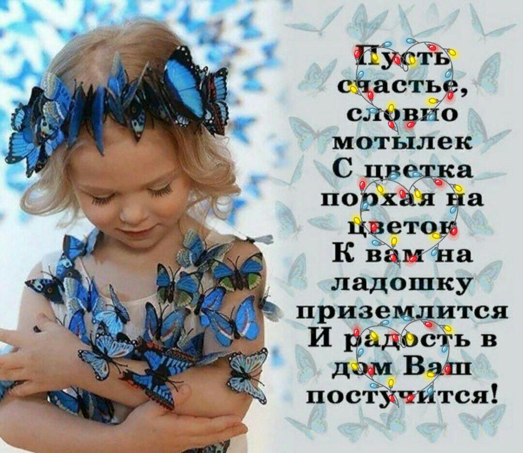 ЁЁЁ мотылек С Ёшса по к л а ето Кв ладошку призЁЁд ится МЁЁЁВ ПОСТ ч тоя