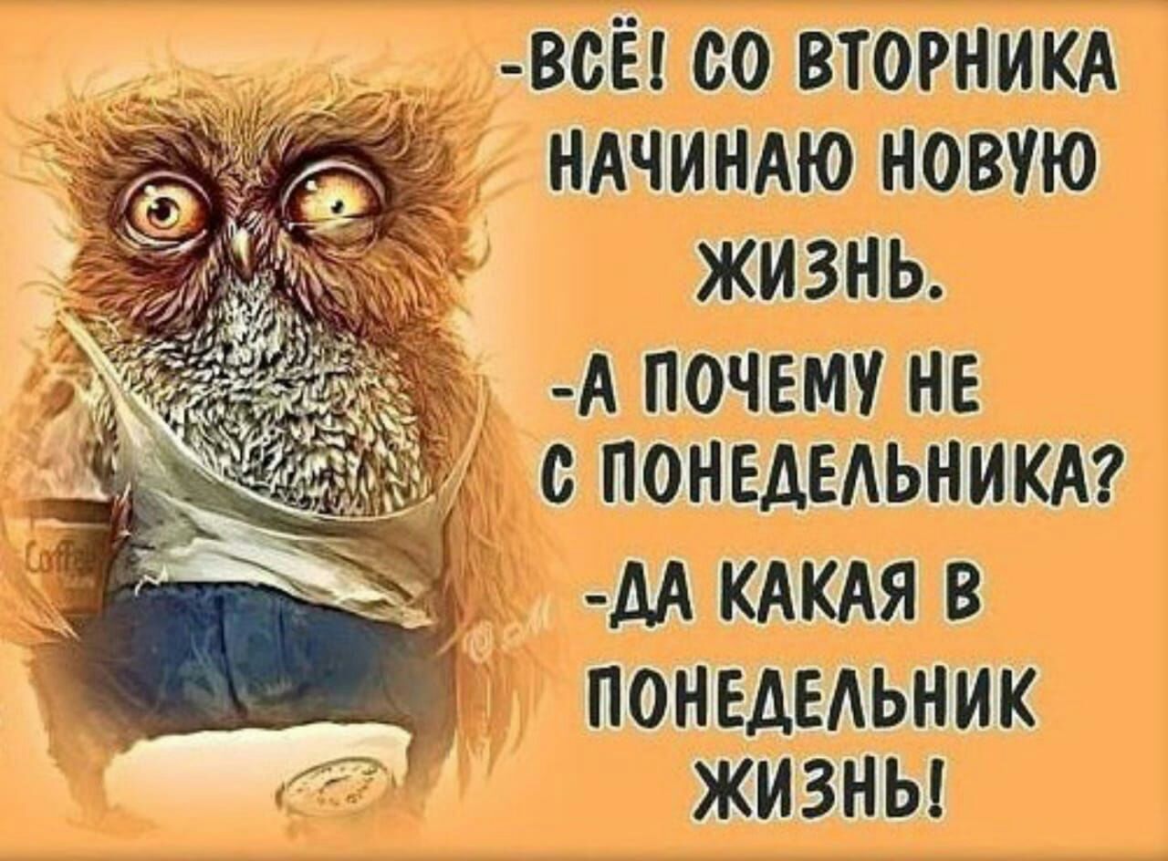 Понедельник трудный день