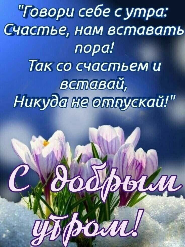 Говори себе сутра эгЁчастье нам вставать пора _ Так со счастьем и вставаи Никуда вт _УСКС й