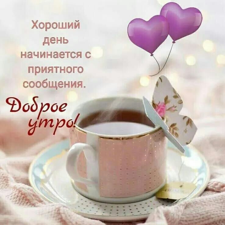 Хороший день начинается с приятного сообщения