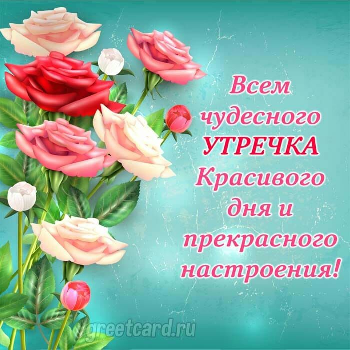 Всем чудесного УГРЕЧКА Красивого дня и прекрасного настроения