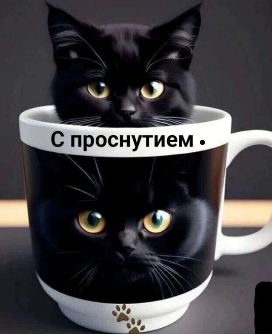 С проснением.