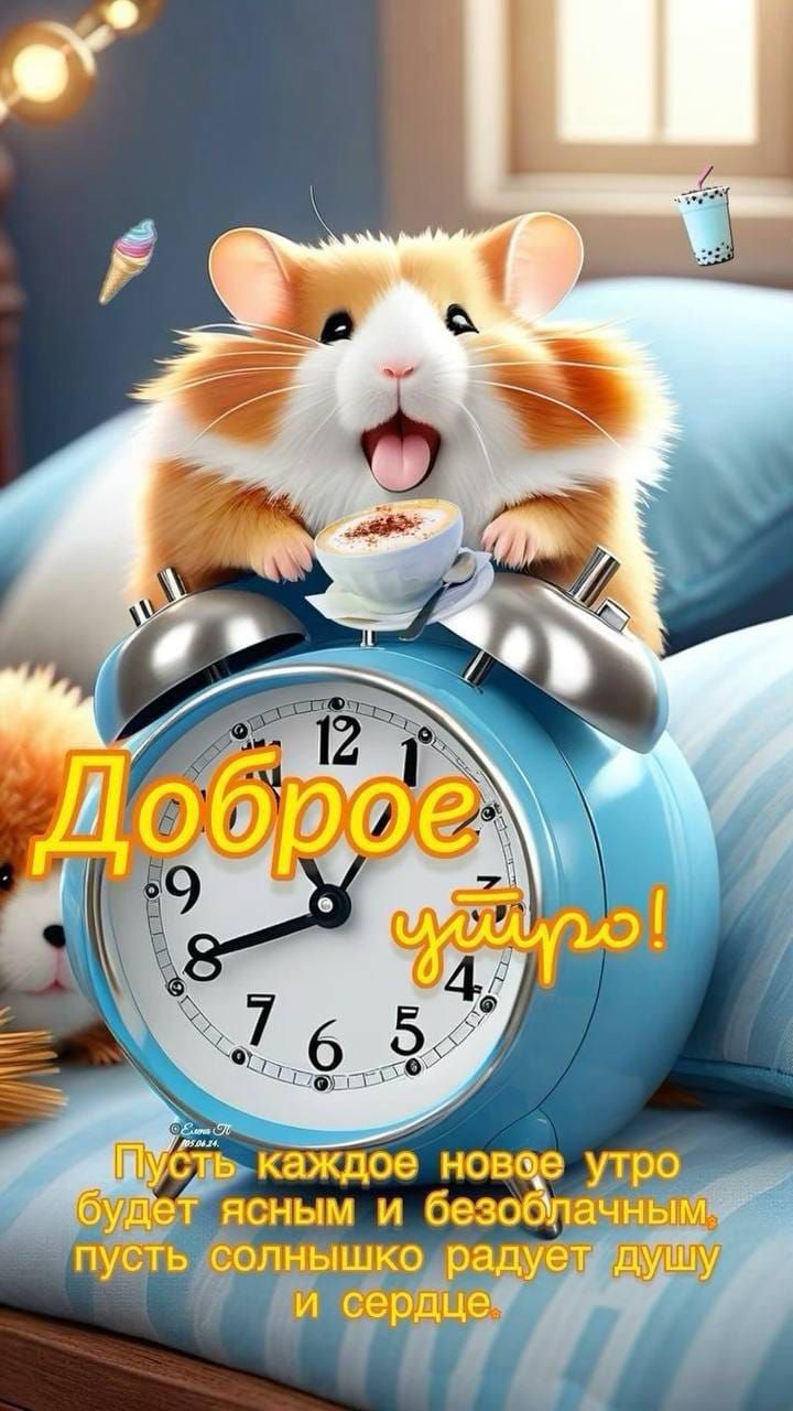 Доброе утро! Пусть каждое новое утро будет ясным и безоблачным, пусть солнышко радует душу и сердце!