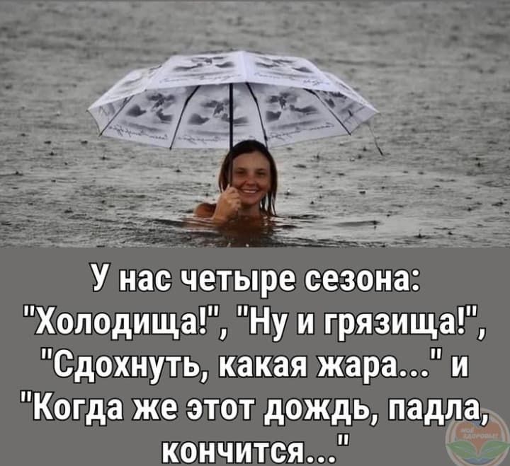 У нас четыре сезона: 