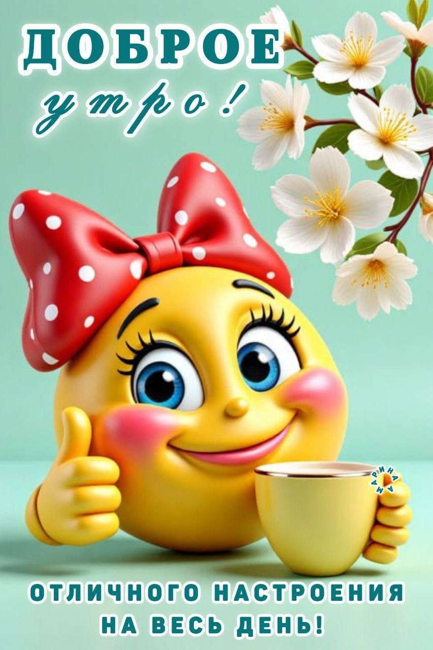ДОБРОЕ УТРО! ОТЛИЧНОГО НАСТРОЕНИЯ НА ВЕСЬ ДЕНЬ!