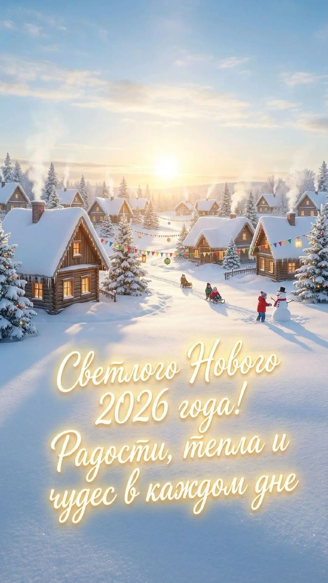 Светлого Нового 2026 года! Радости, тепла и чудес в каждом дне