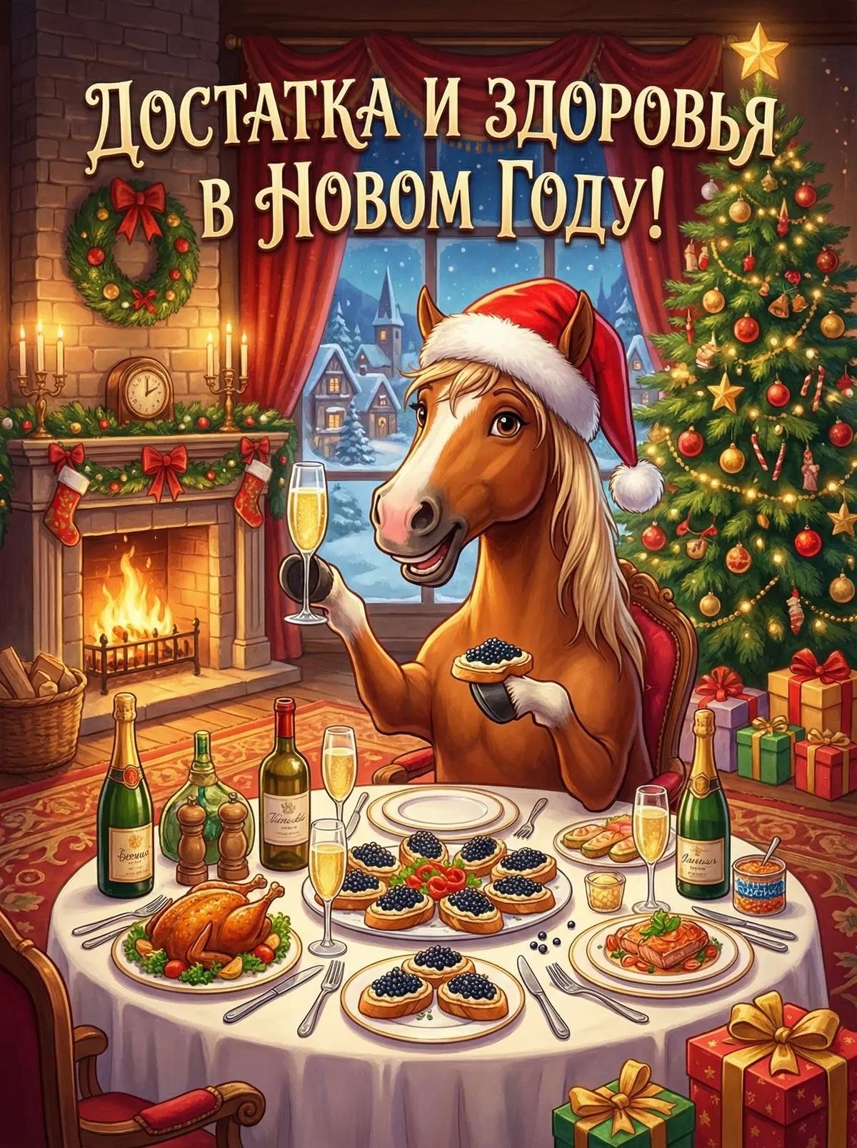 ДОСТАТКА И ЗДОРОВЬЬЯ В НОВОМ ГОДУ!
