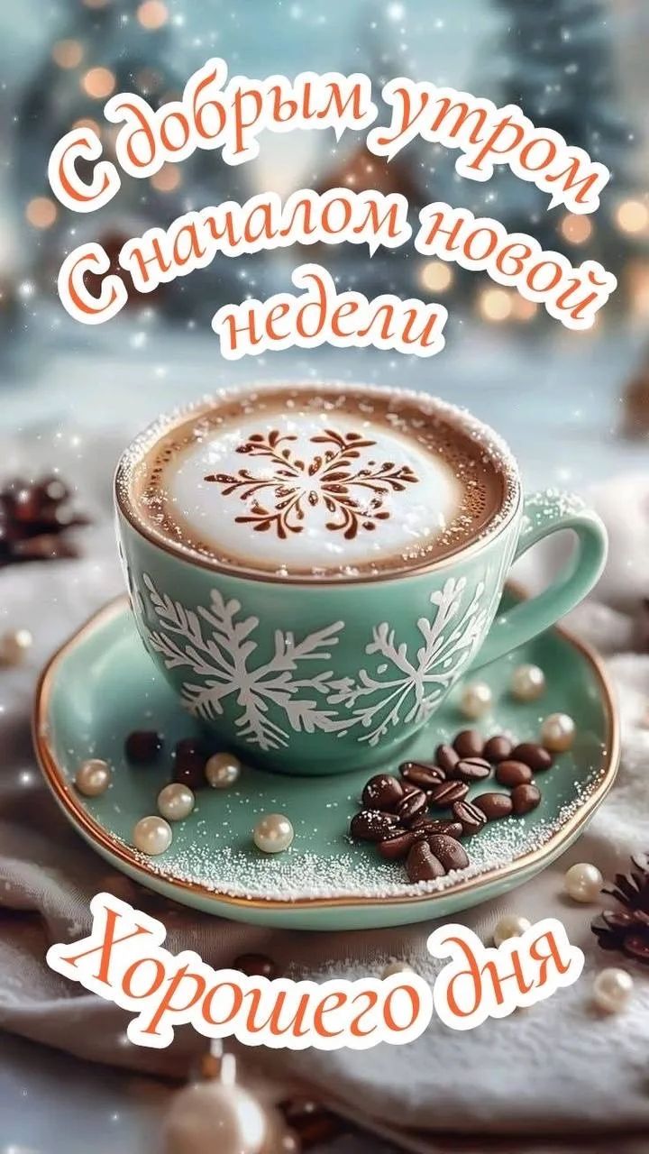 С добрым утром С началом новой недели Хорошего дня