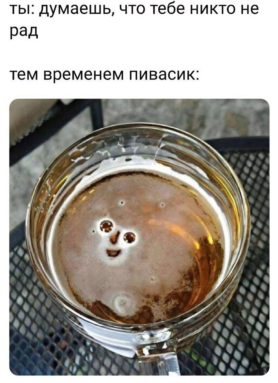 ТЫ думаешь ЧТО тебе НИКТО не рад тем временем пивасик