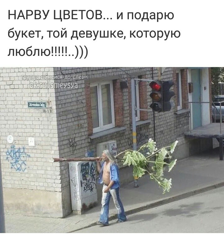 НАРВУ ЦВЕТОВ и подарю букет той девушке которую пюбпю