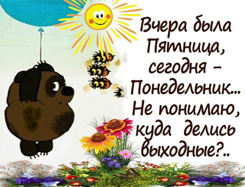 З Вчера бота Пятница сегодня з ПонедеАоник Не понимаю к да дещсь _ ыходные Ъ