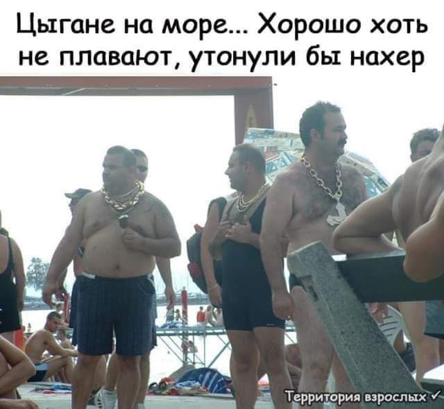 Цыгане на море Хорошо хоть не плавают утонули бы нахер Тсрриррия парцик