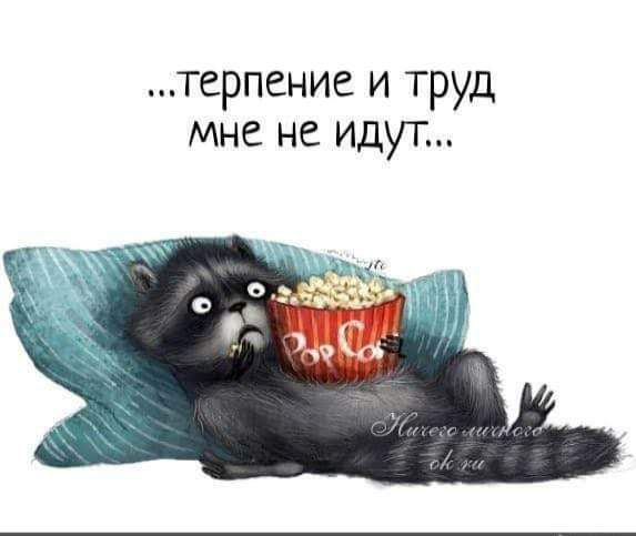 терпение и труд мне не идут