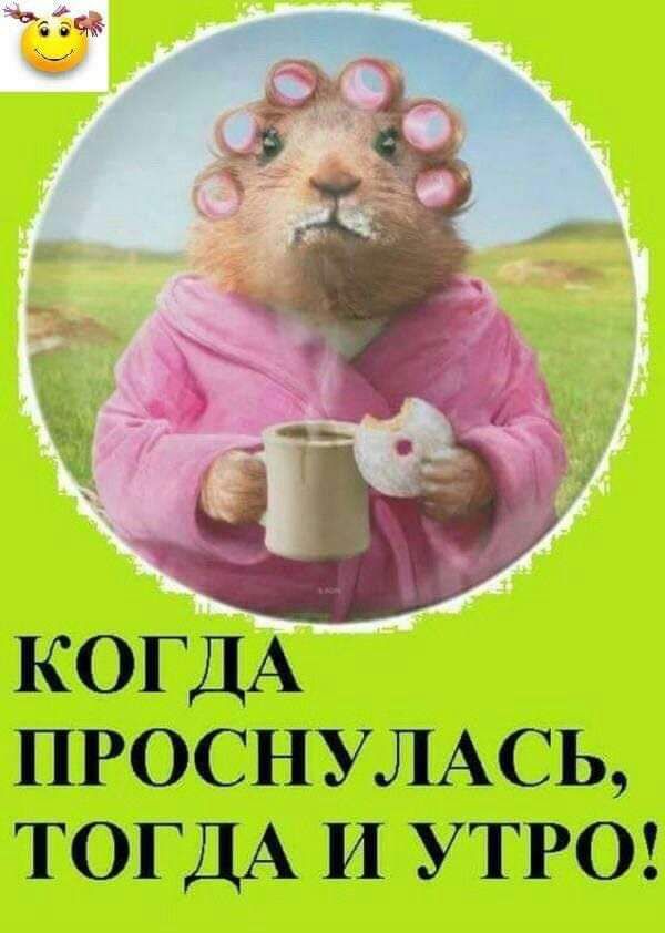 КОГДА ПРОСНУЛАСЬ ТОГДА И УТРО