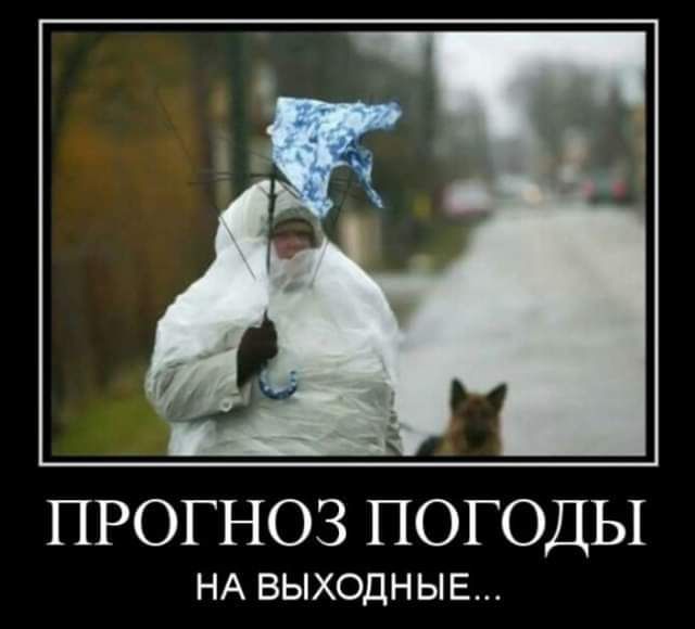 ПРОГНОЗ ПОГОДЫ НА ВЫХОДН ЫЕ