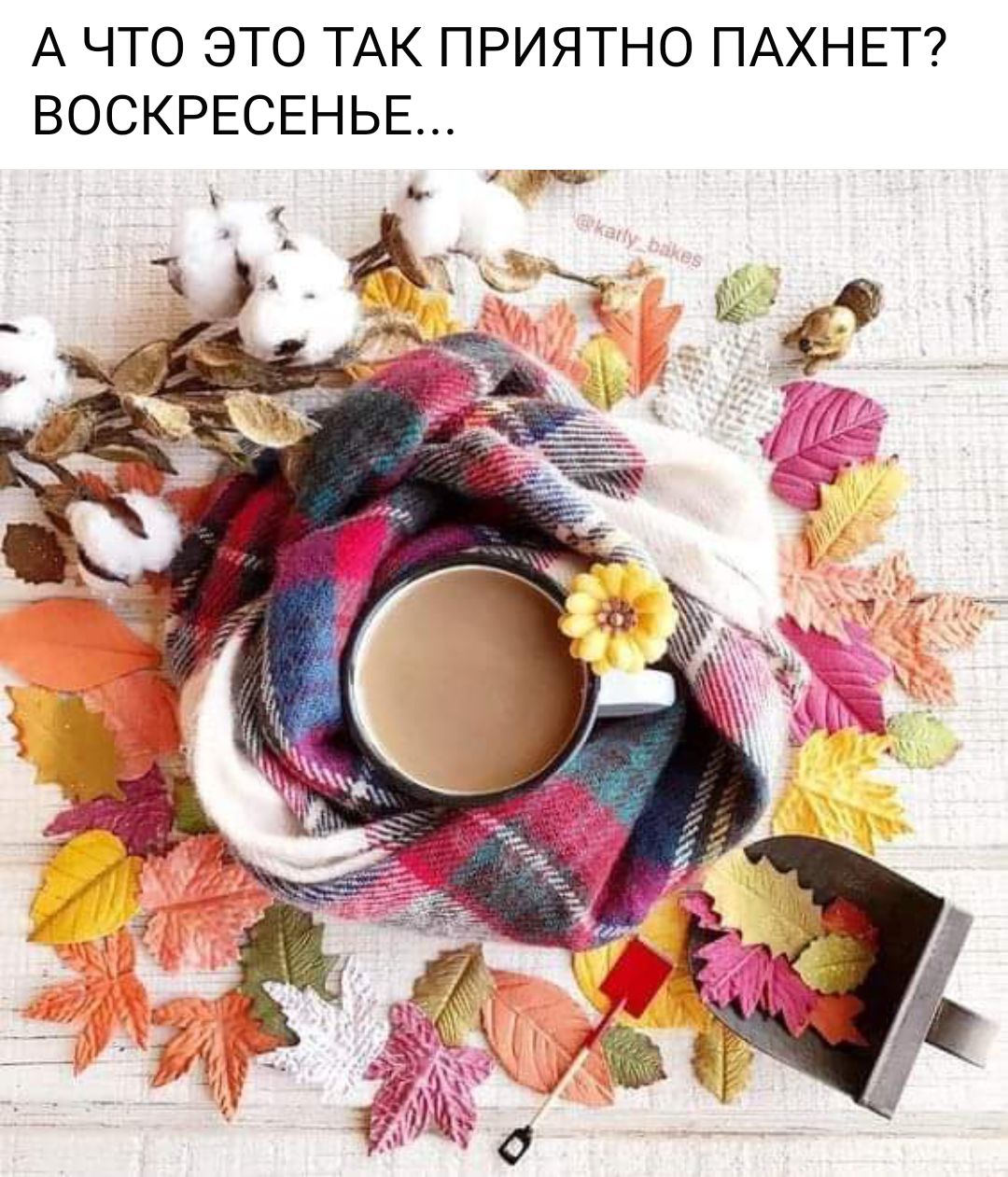 А ЧТО ЭТО ТАК ПРИЯТНО ПАХНЕТ ВОСКРЕСЕНЬЕ