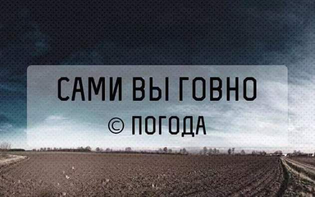 пятины говно ПОГОДА