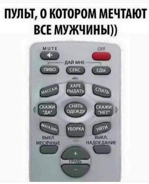 ПУЛЬТ О КОТОРОМ МЕЧТАЮТ ВСЕ МУЖЧИНЫ иш