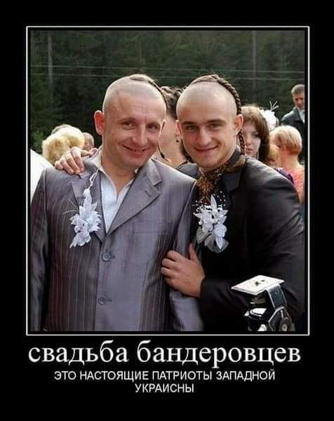 свадьба бандеровцев это ндстоящив плтгиоты ЗАПАДНОЙ укиисны