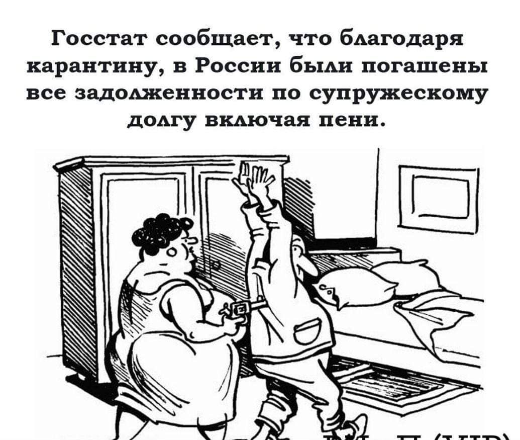 Росстат сообщает что благодаря кврвнтнну в России быш погашены все задешенпести по супружескоиу дощ вшочия пени